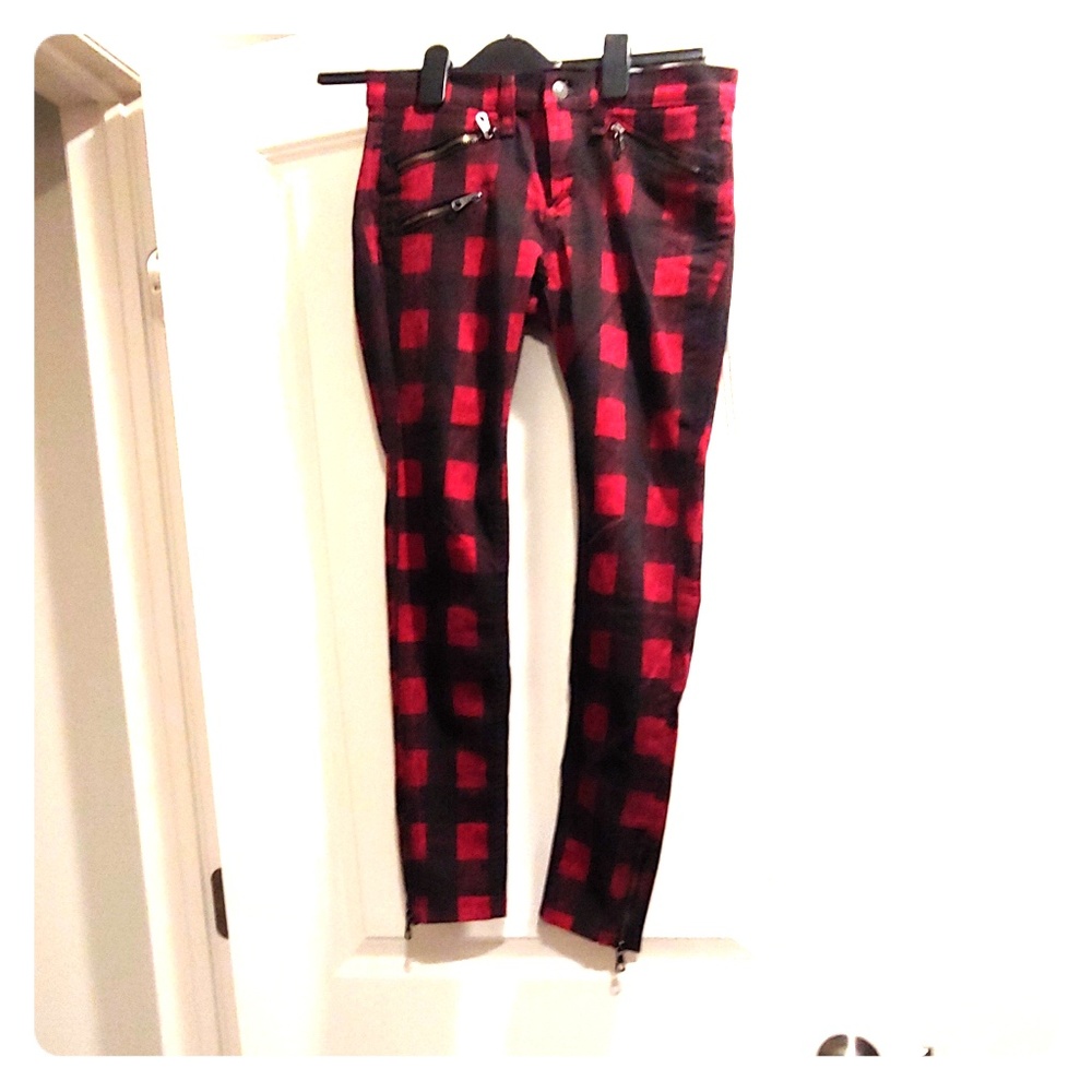 Rag & Bone Red Buffalo Skinny Jeans